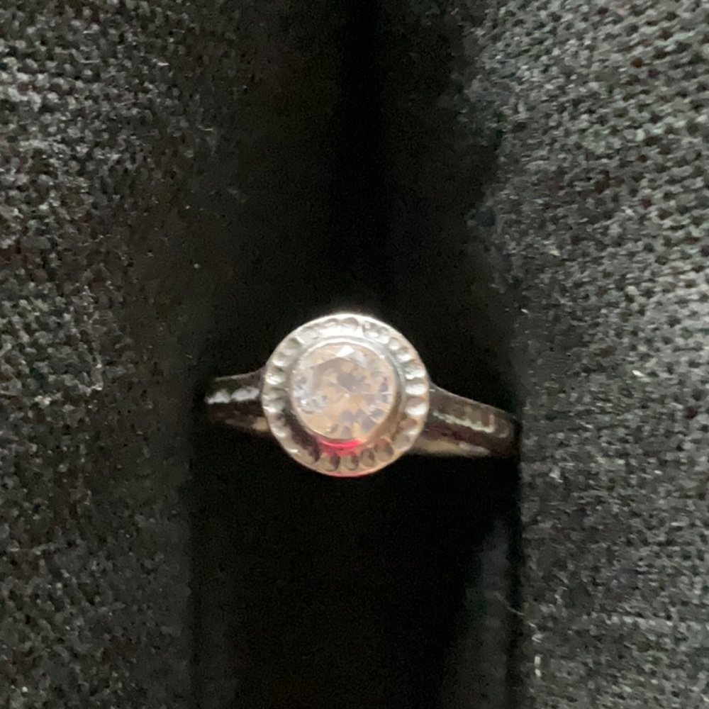 SILPADA RARE Retired Sterling Silver 925 Perfect Bliss CZ Ring R2076 Size 9